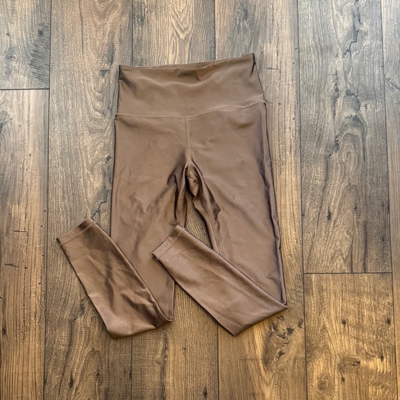 Athleta Pants - ATHLETA Shimmery Bronze Leggings SIZE SMALL women